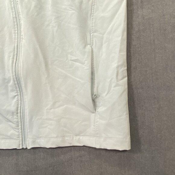 32 Degrees Heat Mens Light Gray Sleeveless Zip-Up Vest Large Polyester/Spandex - Picture 6 of 11